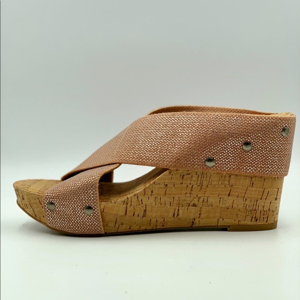 Lucky Brand Tan Wedge Sandals